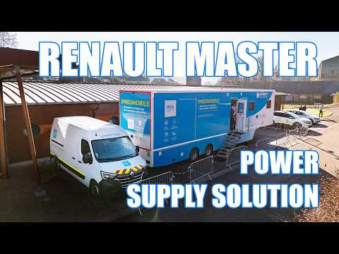 Une première en Europe - Comment une batterie sur Renault Master remplace le diesel pour le dépistage pulmonaire