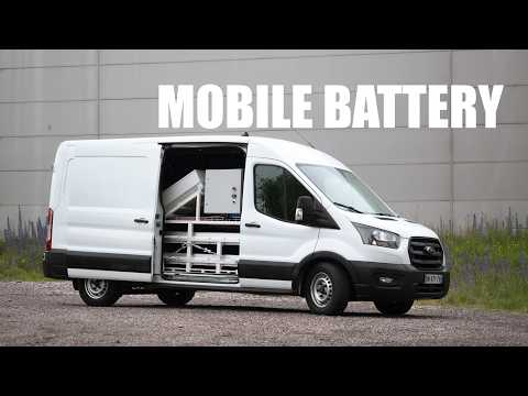 Fourgon 160 kWh à batteries de seconde vie : Alimenter un scanner pulmonaire mobile